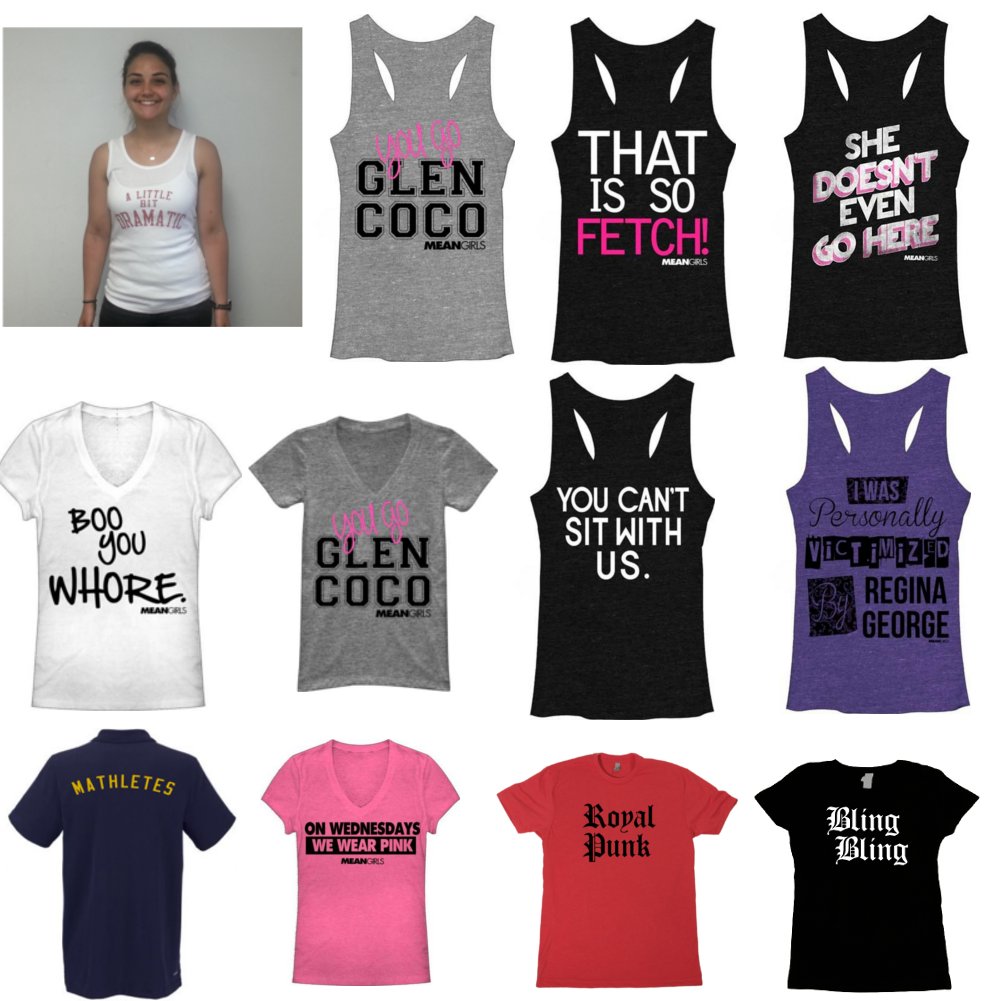 Mean Girls Merchandise (Choose Your Design) Glen Coco Fetch Boo Whore