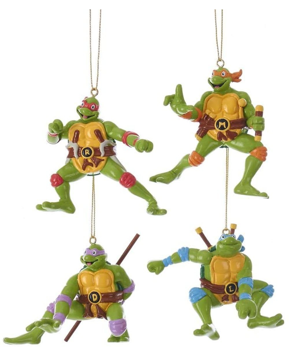 TMNT Blow Mold Ornaments 4 Pack