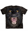 Aggressive Panther Face T-Shirt