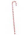 Candy Cane Plastic Santa Walking Stick