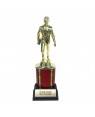 Best Teacher Dundie Award Trophy With Column (Deluxe)