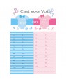 Gender Reveal Boy Or Girl Vote Tally Board