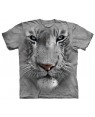 White Tiger Face T-Shirt