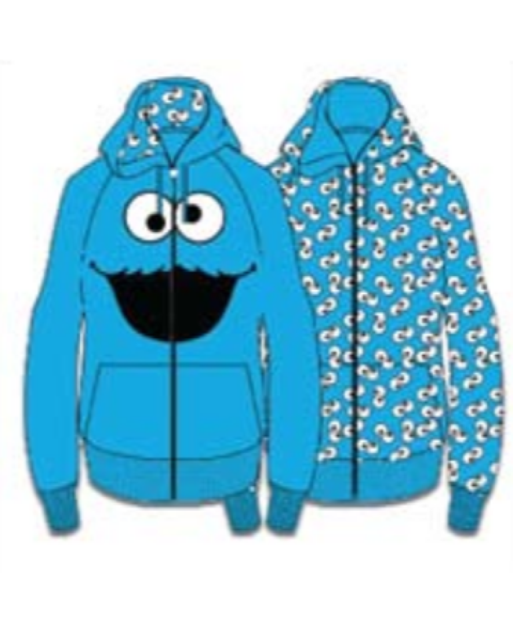 Cookie Monster Reversible Hoodie