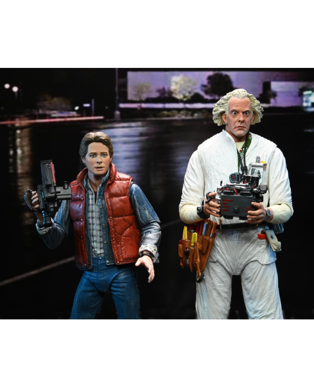 Back To The Future - Doc Brown Action Figure 7 Pollici - Ultimate Figura In Vinile Da Collezione