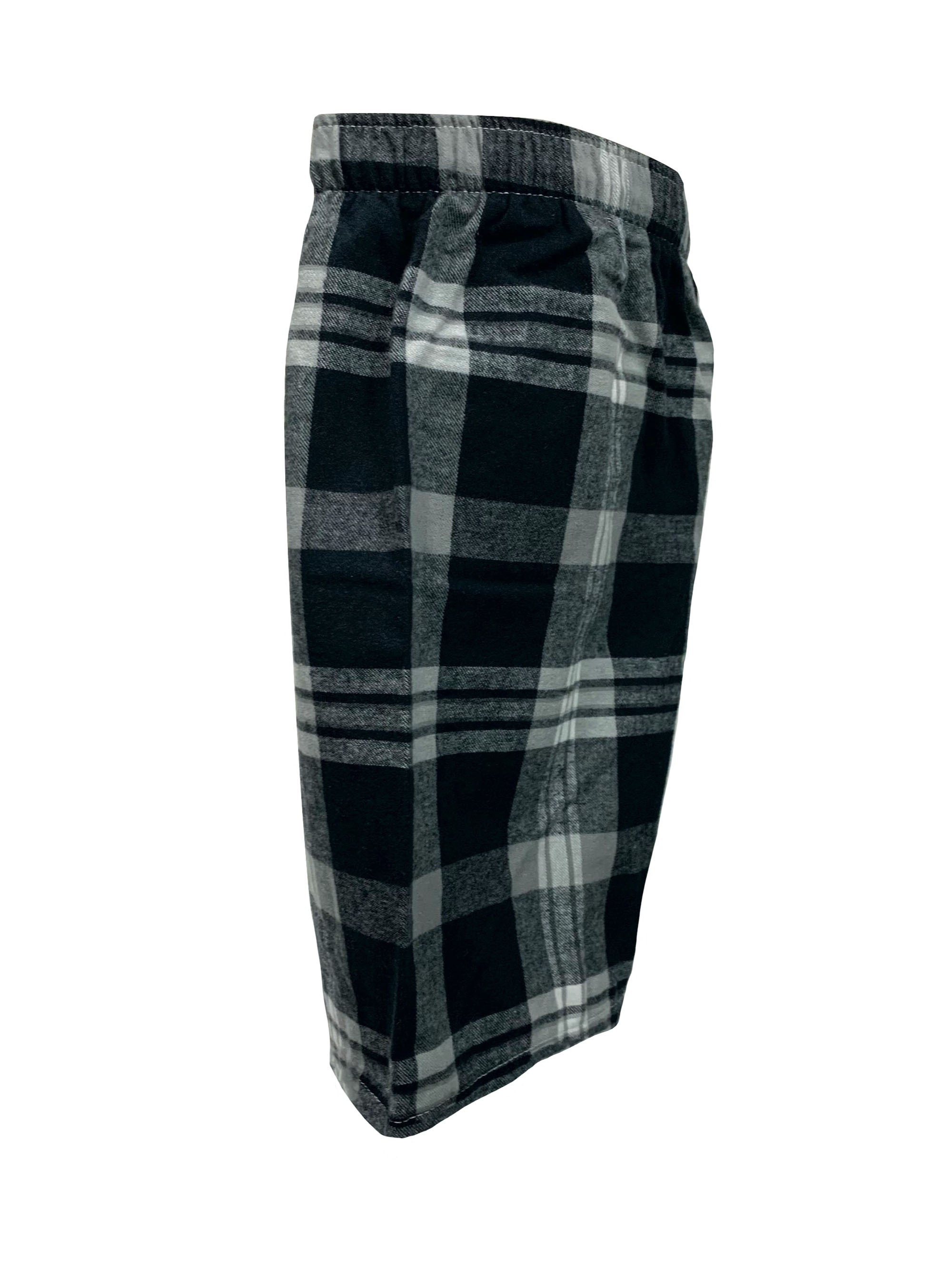 Black And White Plaid Shorts